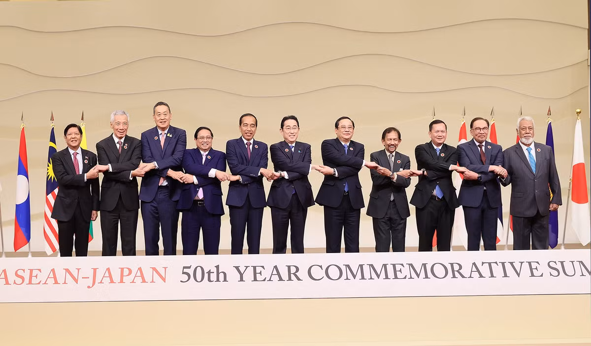 Thủ tướng Phạm Minh Chính dự Hội nghị cấp cao kỷ niệm 50 năm quan hệ ASEAN-Nhật Bản Thu tuong Pham Minh Chinh du Hoi nghi cap cao ky niem 50 nam quan he ASEAN-Nhat Ban