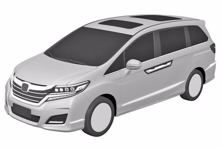 Nhìn vào các tỉ lệ thân xe cùng những đường nét thiết kế, có thể khẳng định khá chắc chắn rằng đây là phiên bản Honda Odyssey thế hệ mới dành cho thị trường quốc tế, không phải bản Mỹ với bề ngang lớn.