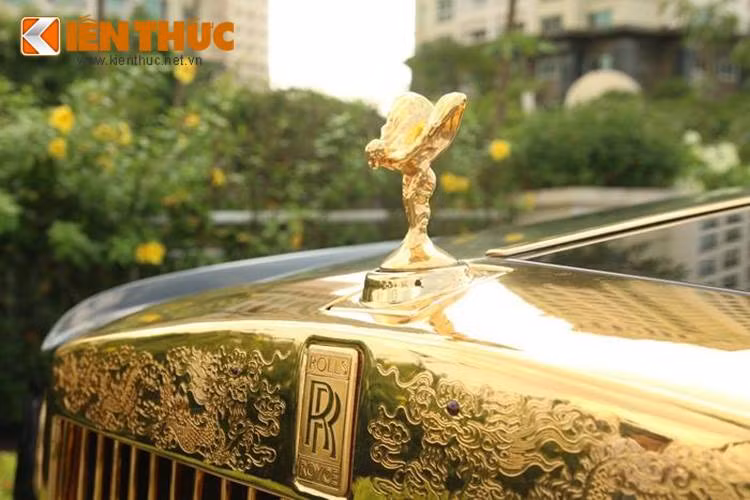 Trên lưới tản nhiệt của chiếc xe cũng có những họa tiết khắc hình rồng của Việt Nam, với các con mắt được cẩn ruby.