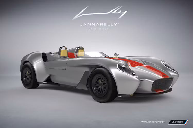 Chiếc siêu xe đầu tiên do Jannarelly sản xuất sẽ có tên là Design-1, lấy cảm hứng từ những xe đua trong thập niên 1950-1960.