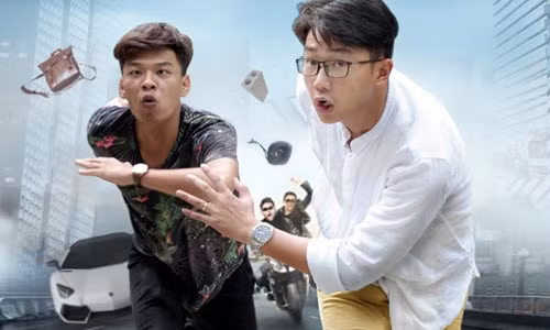 Minh Tít (bên phải) và Trung Ruồi đang là lứa diễn viên hài trẻ sáng giá ở miền Bắc.