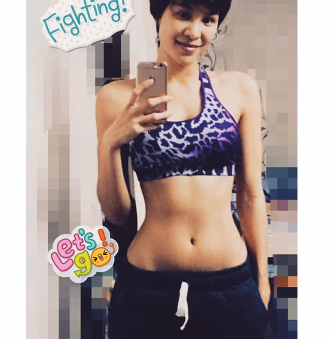 3. MC Phương Mai sở hữu thân hình chuẩn nhờ tập gym và múa cột.