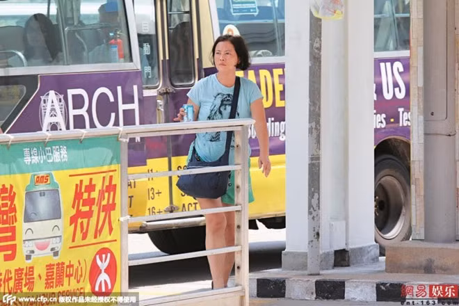 Lam Khiết Anh tàn tạ ở tuổi xế chiều.