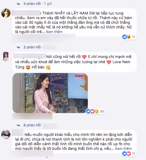 Lại lên chùa tịnh tâm, Nam Em nhận "gạch đá" không thương tiếc.