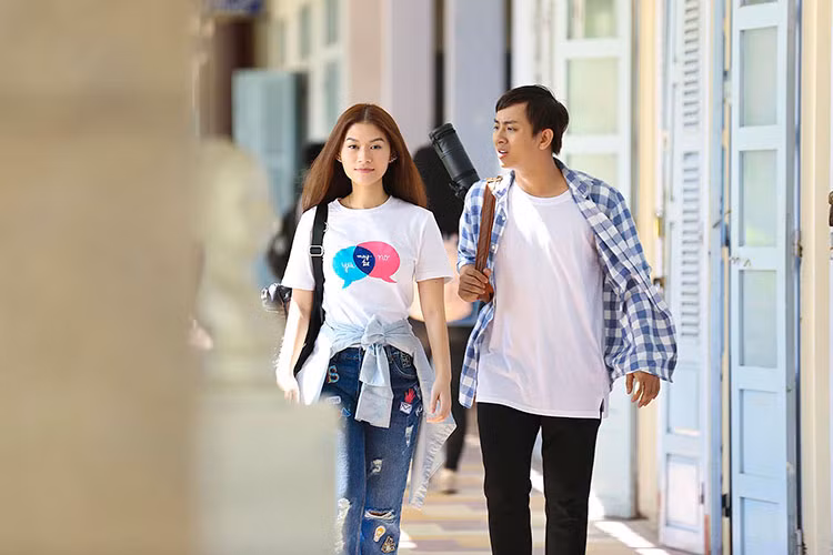 Hoài Lâm và Ngọc Thanh Tâm. Ảnh: ĐPCC