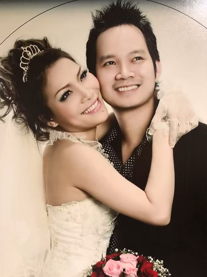 Ảnh cưới của Hồng Ngọc và chồng doanh nhân Thomas Nguyễn cách đây 9 năm.