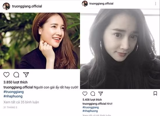Bên cạnh việc đăng tải hình ảnh của Nhã Phương, một số tài khoản này còn có những dòng trạng thái tỏ ra nhớ thương và quan tâm nữ diễn viên.