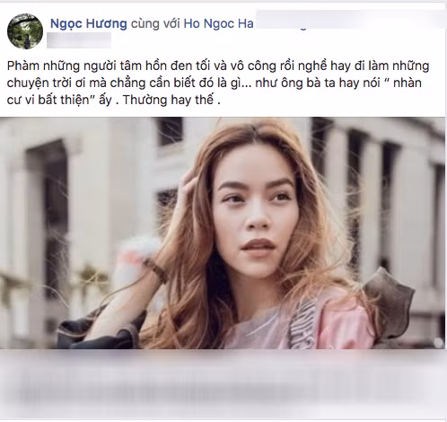 Bi anti-fan cong kich, Ho Ngoc Ha duoc me ra suc bao ve