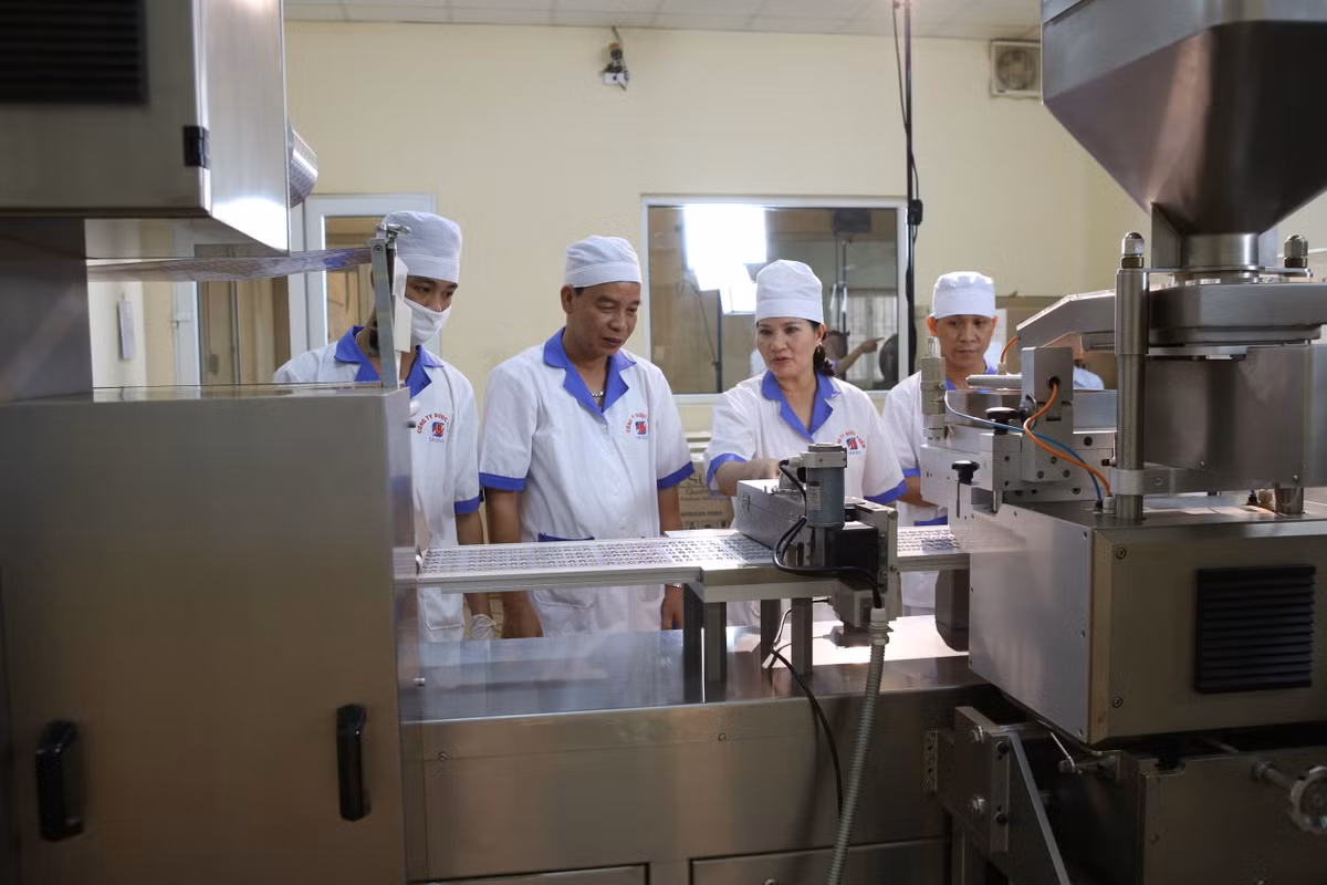 Dây chuyền công nghệ tiên tiến của Dược phẩm Tâm Bình.