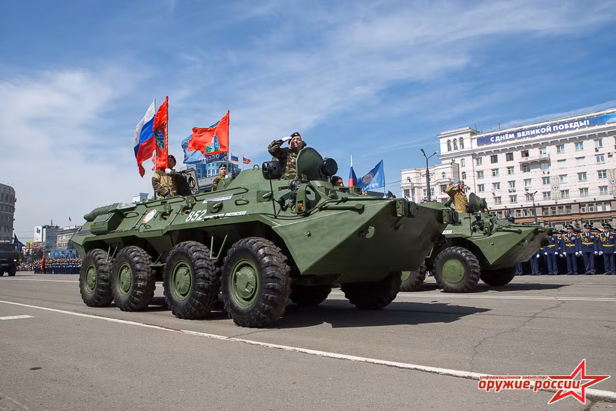 Xe thiết giáp chở quân BTR-80. Nguồn ảnh: Arms-Expo