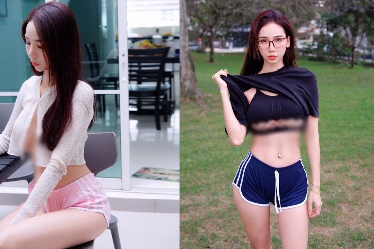 Đa số mọi người đều cho rằng những trang phục tập thể dục thể thao của hot girl Phái Dư không phù hợp để xuất hiện nơi công cộng.
