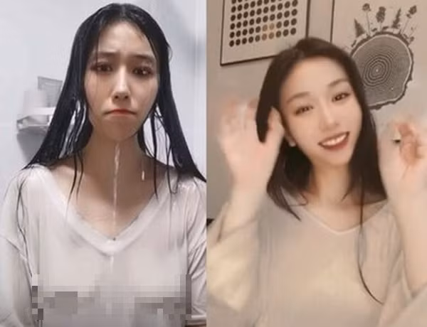 Hot girl cố tình mặc đồ ướt lộ điểm nhạy cảm gây choáng Hot girl co tinh mac do uot lo diem nhay cam gay choang