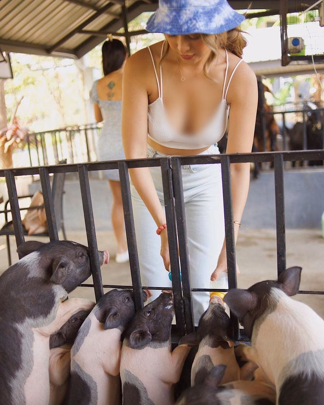 Đa số mọi người đều tán dương nhan sắc xinh đẹp và vóc dáng nóng bỏng của cô nàng.