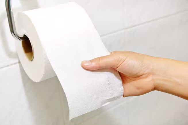Để tránh nguy cơ nhiễm khuẩn từ giấy vệ sinh, bạn không nên để chung giấy vệ sinh với các đồ đạc khác hoặc để trong túi xách. Hãy bảo quản giấy ở nơi khô ráo, thoáng mát, sạch sẽ. (Nguồn Rebootwithjoe)