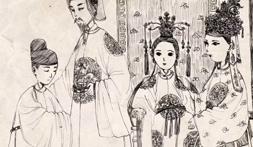 Năm 1225, Lý Chiêu Hoàng xuống chiếu nhường ngôi cho Trần Cảnh, cho mở hội lớn ở điện Thiên An, từ trên ngai vàng bước xuống, trút bỏ áo hoàng bào, chính thức khuyên mời Trần Cảnh lên ngôi hoàng đế.