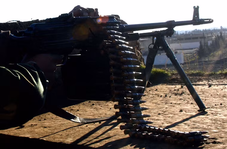 Trung liên PKM của Quân đội Syria. Nguồn ảnh: Oryx