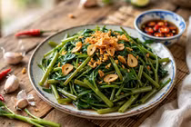 Loại rau dân dã giàu vi chất, xào với tỏi giòn ngon ai cũng mê