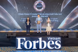 Phú Mỹ - PVFCCo đạt danh hiệu kép Top 50 công ty niêm yết tốt nhất và Top 25 Thương hiệu dẫn đầu VN