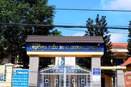 Gói thầu Trường TH Quang Trung: Công ty Hồng Tân bị hủy hợp đồng 