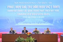 Phát huy văn hóa thành động lực phát triển đất nước