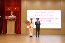 Công an tỉnh Quảng Ninh công bố các quyết định về công tác cán bộ