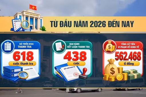 [SPOTLIGHT] Ngân hàng Nhà nước thanh tra hơn 600 cuộc, phanh phui 560 nghìn tỉ sai phạm