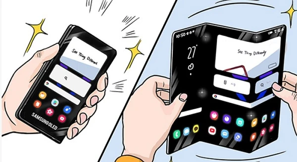 Soi cận cảnh tablet ba màn hình gập của Samsung sắp ra mắt